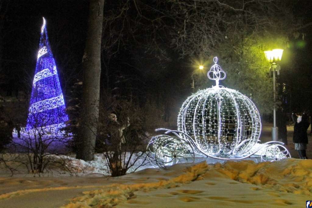 Парк ёлочки в Домодедово Церковь